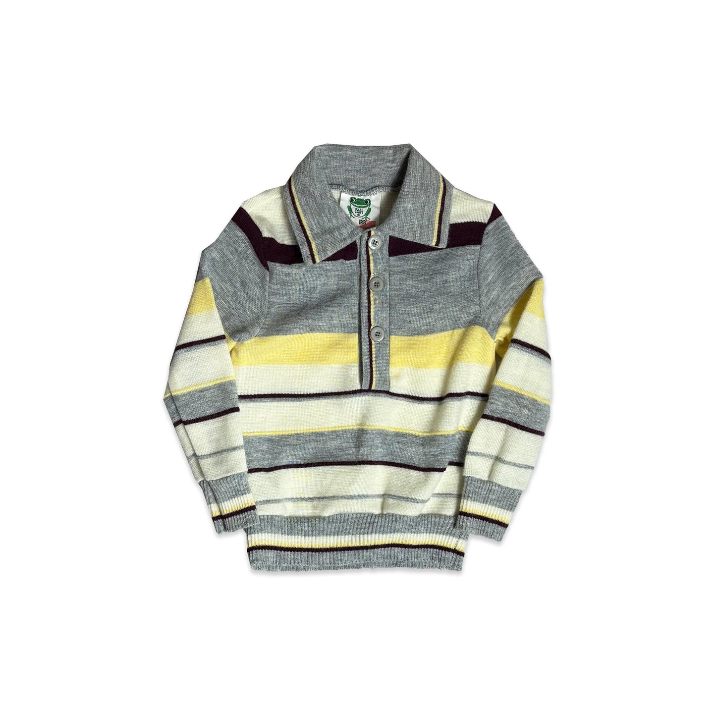 Retro Knitted Stripe Shirt 2 - 3 Years Shirt Winter Retro_Knitted_Stripe_Shirt_2 - 3_Years_413 - Secondly