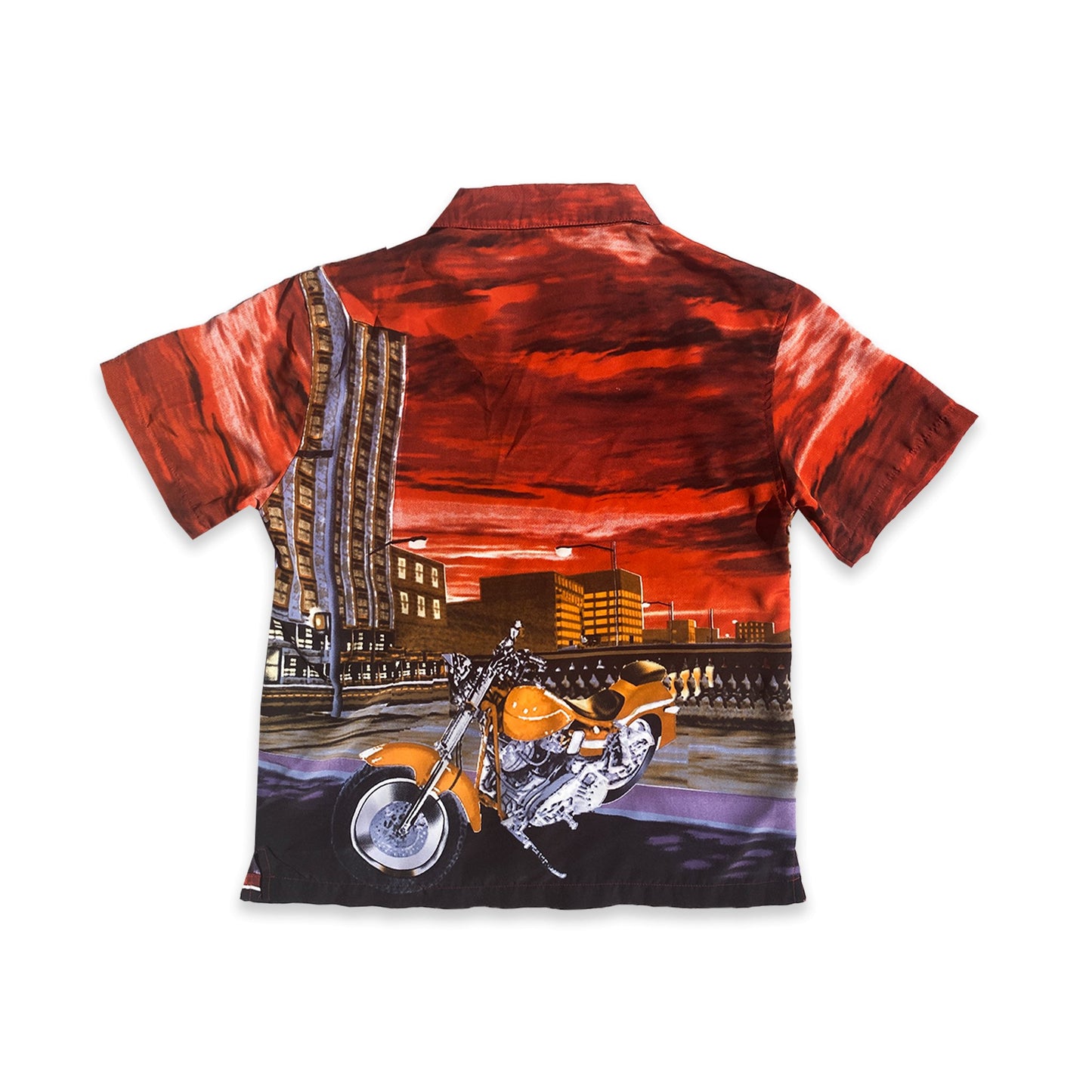 Retro Motorbike Printed Shirt 10 - 11 Years Retro_Motorbike_Printed_Shirt_223 - Secondly