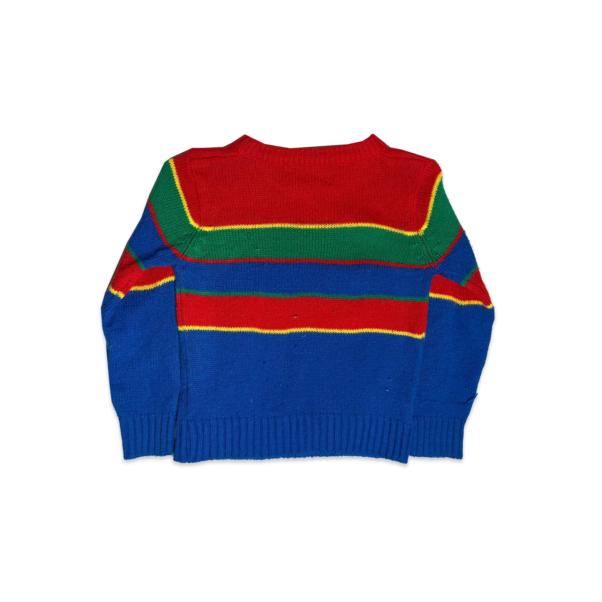 Retro Striped Knitted Jumper 3 - 4 Years New Arrivals Winter Retro_Striped_Knitted_Jumper_3 - 4_Years_348 - Secondly