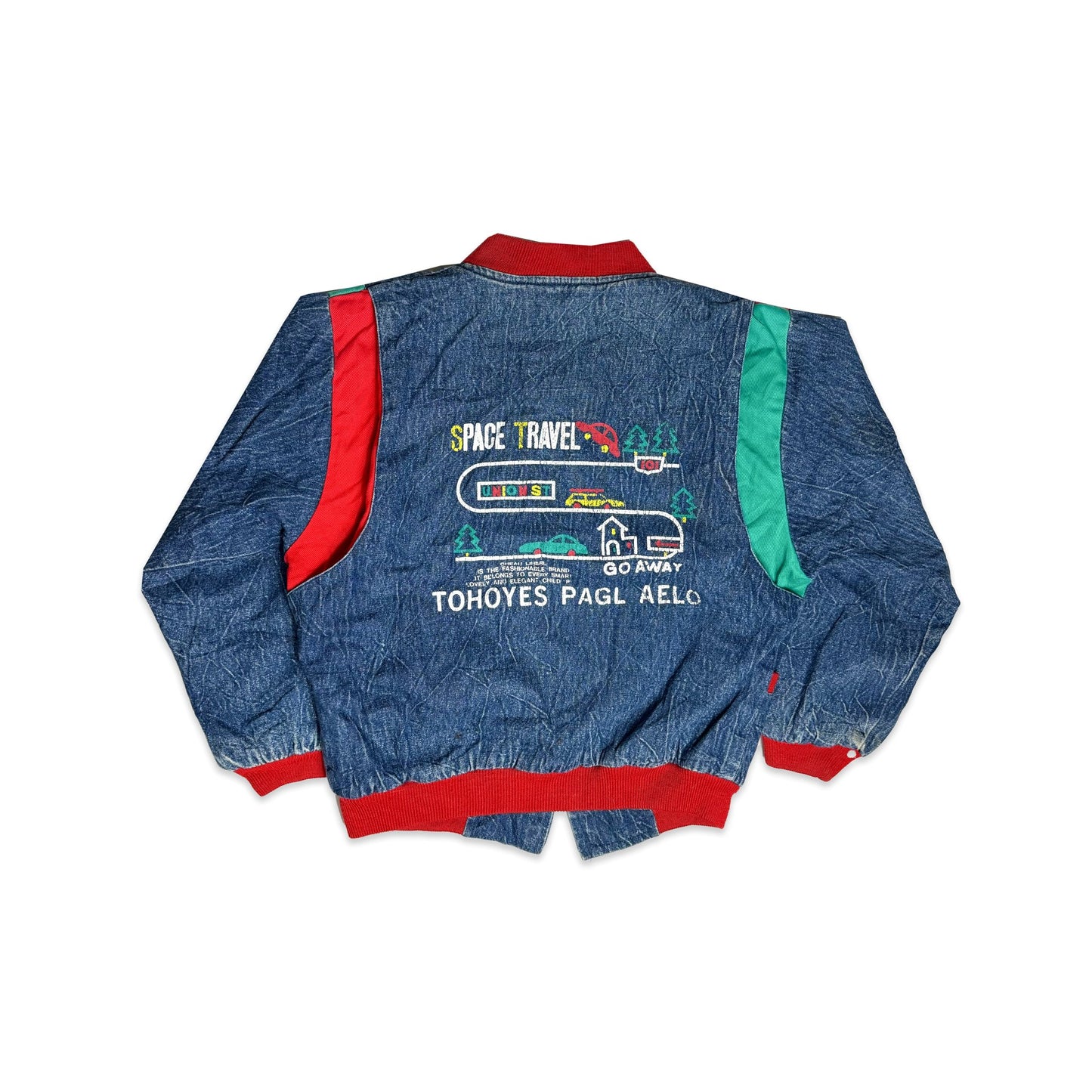 Space Travel Denim Varsity Jacket 11 - 12 Years New Arrivals Winter Space_Travel_Denim_Varsity_Jacket_11 - 12_Years_388 - Secondly