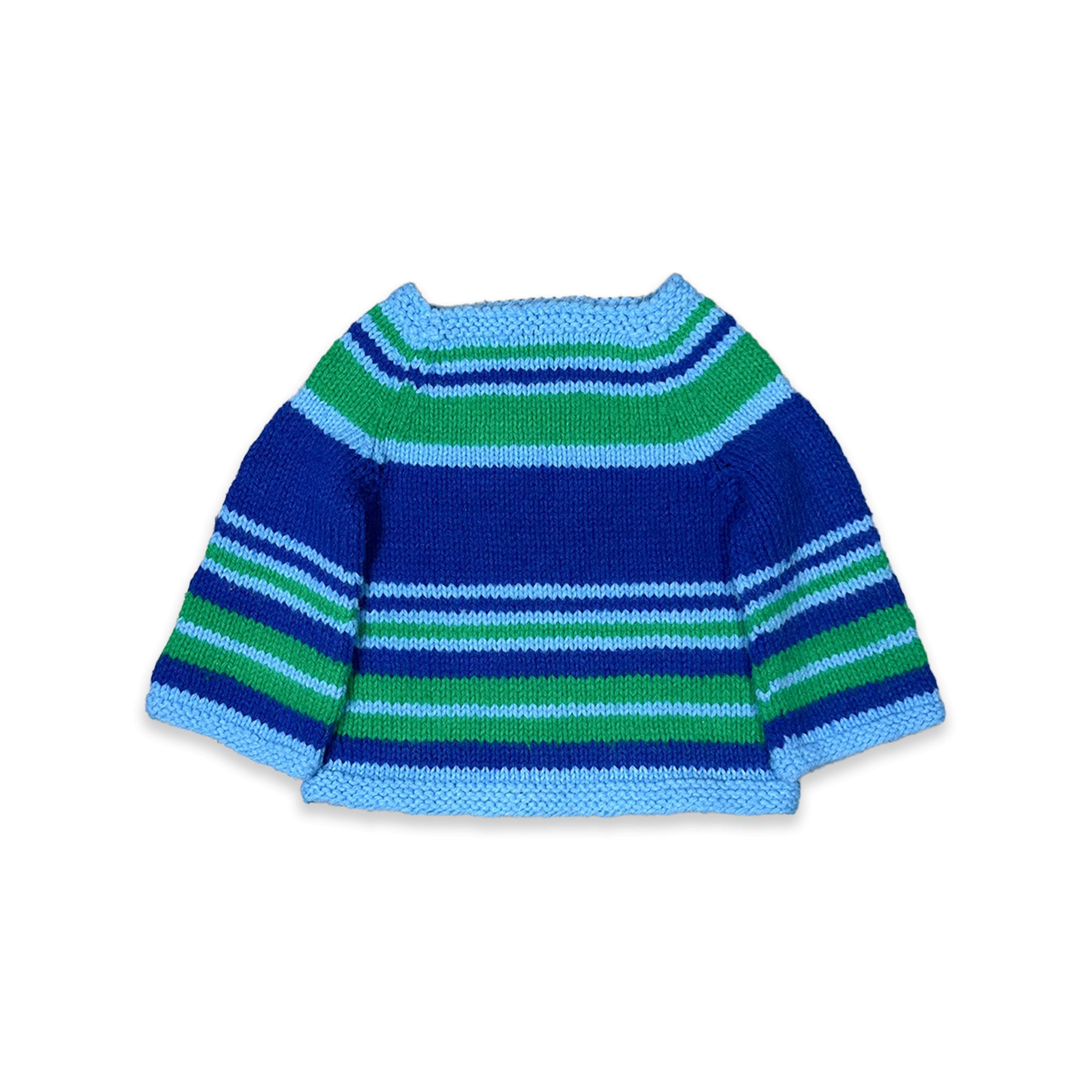 Stripe Handmade Knit 3 - 4 Years Knitted New Arrivals Stripe_Handmade_Knit_3 - 4_Years_303 - Secondly