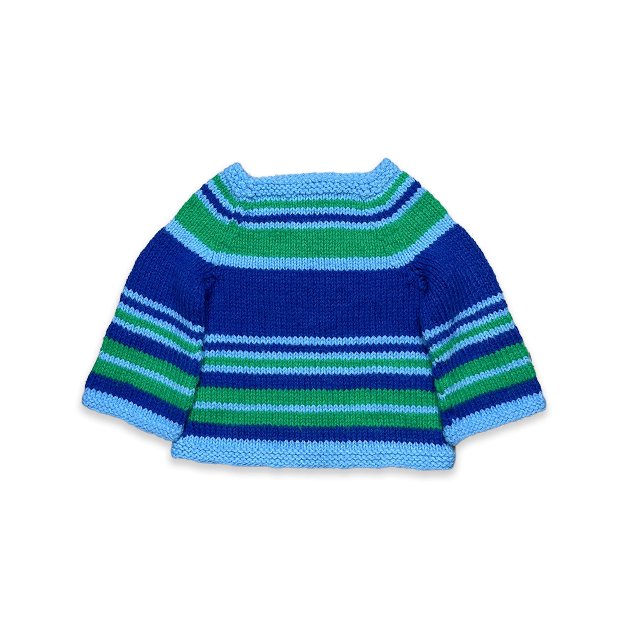 Stripe Handmade Knit 3 - 4 Years Knitted New Arrivals Stripe_Handmade_Knit_3 - 4_Years_303 - Secondly