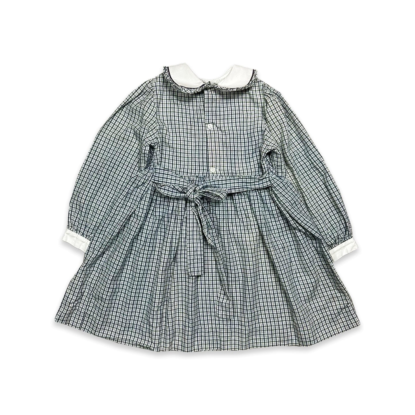 Tartan Smocked Prairie Dress 5 - 6 Years Floral Girly Tartan_Smocked_Prairie_Dress_5 - 6_Years_290 - Secondly