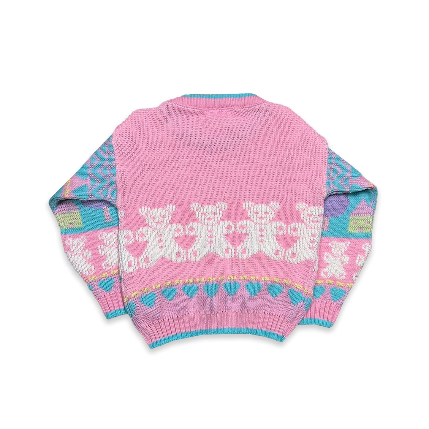 Teddy Bear Intarsia Knit 5 - 6 Years Knitted New Arrivals Teddy_Bear_Intarsia_Knit_5 - 6_Years_298 - Secondly