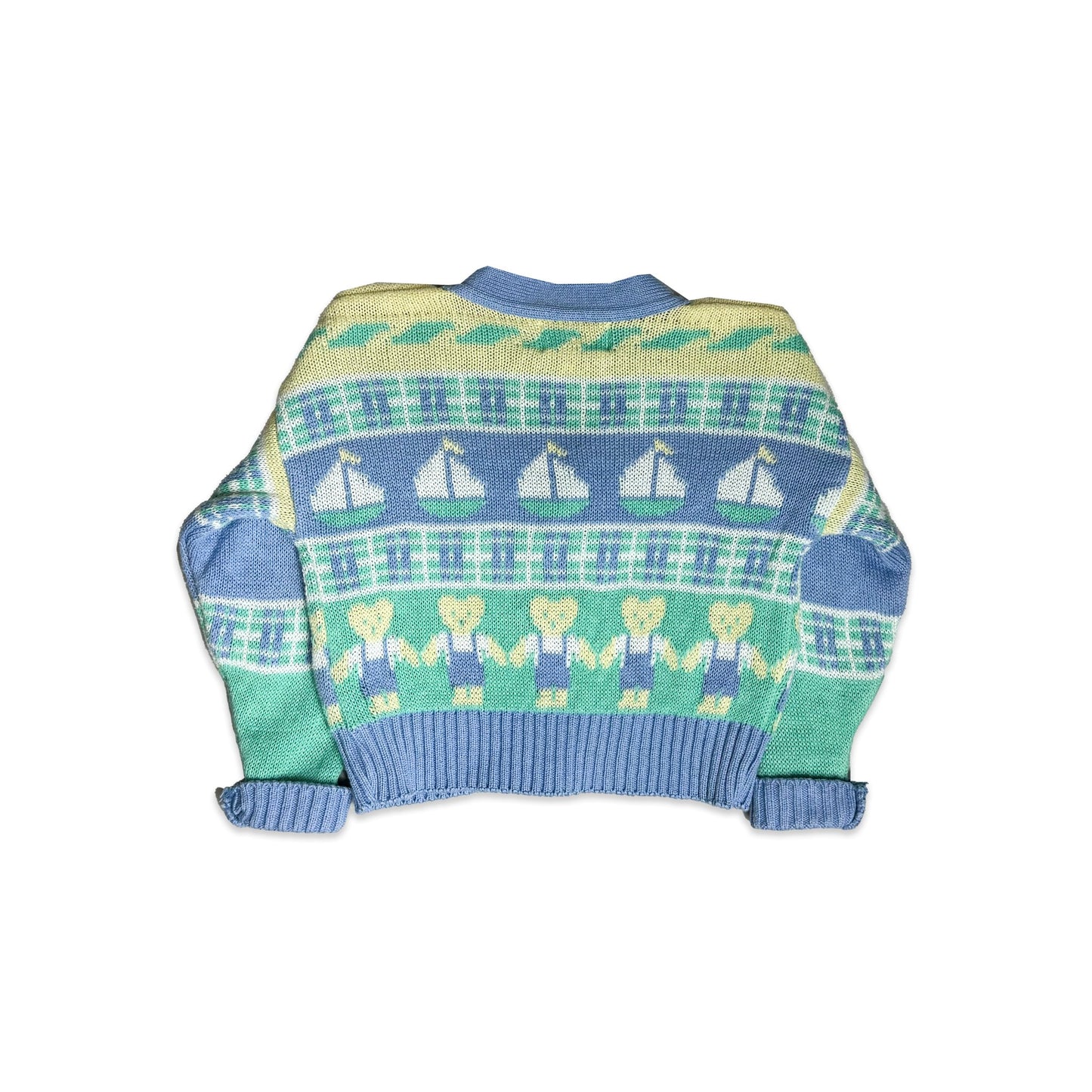 Teddybear Intarsia Knit Cardigan 18 - 24 Months Knitted New Arrivals Teddybear_Intarsia_Knit_Cardigan_18 - 24_Months_391 - Secondly
