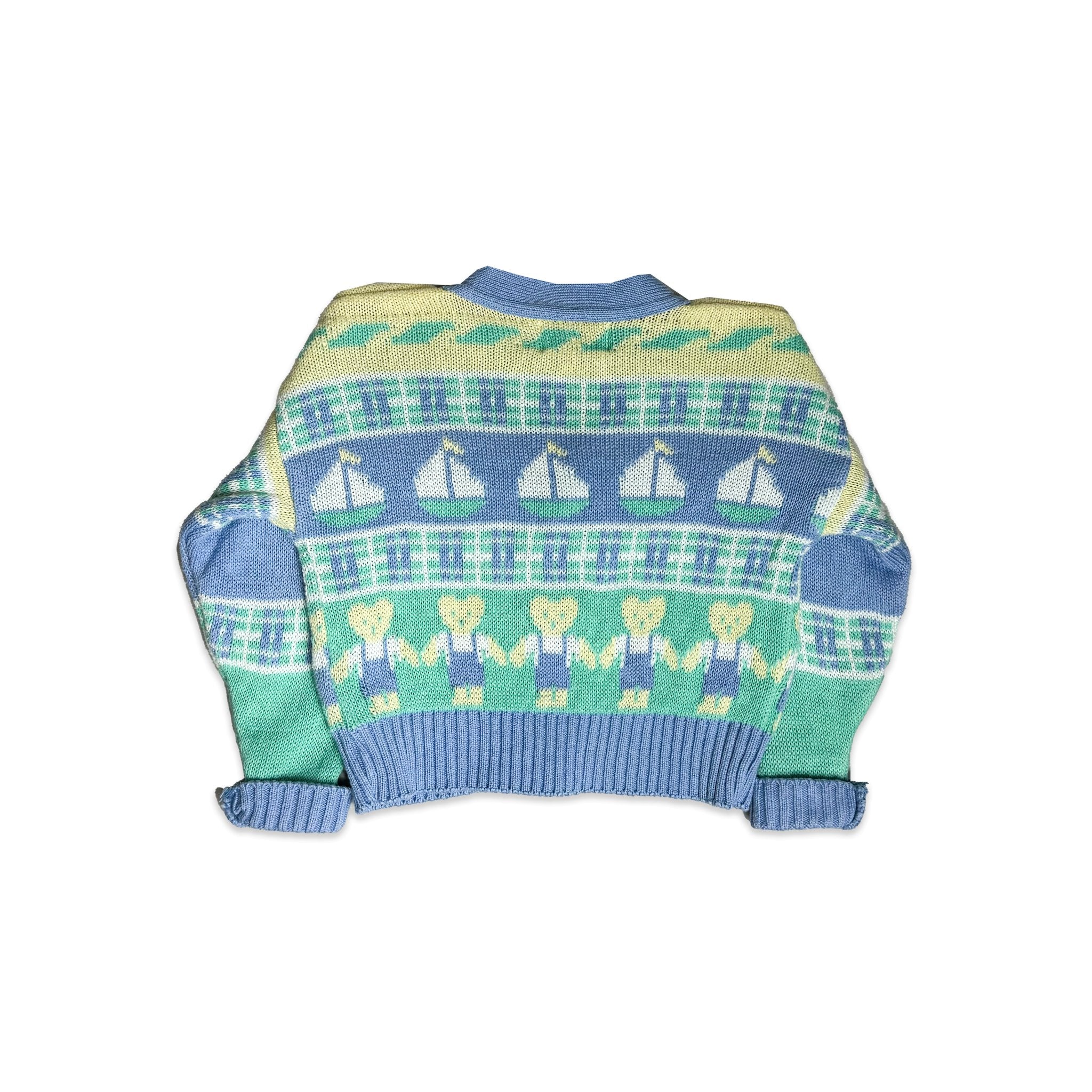Teddybear Intarsia Knit Cardigan 18 - 24 Months Knitted New Arrivals Teddybear_Intarsia_Knit_Cardigan_18 - 24_Months_391 - Secondly
