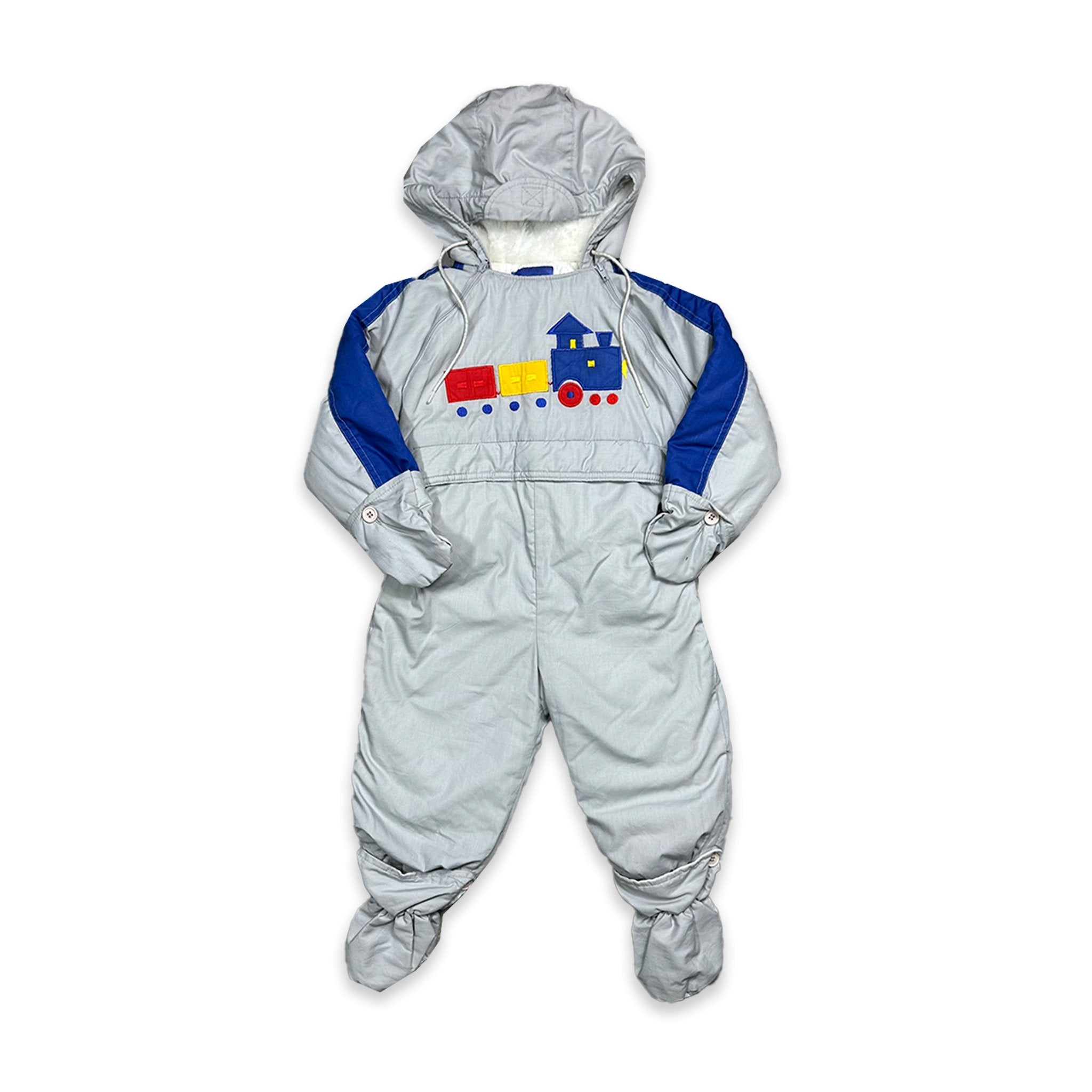 Train Embroidered Ski Suit 18 - 24 Months New Arrivals Ski Suit Train_Embroidered_Ski_Suit_18 - 24_Months_259 - Secondly