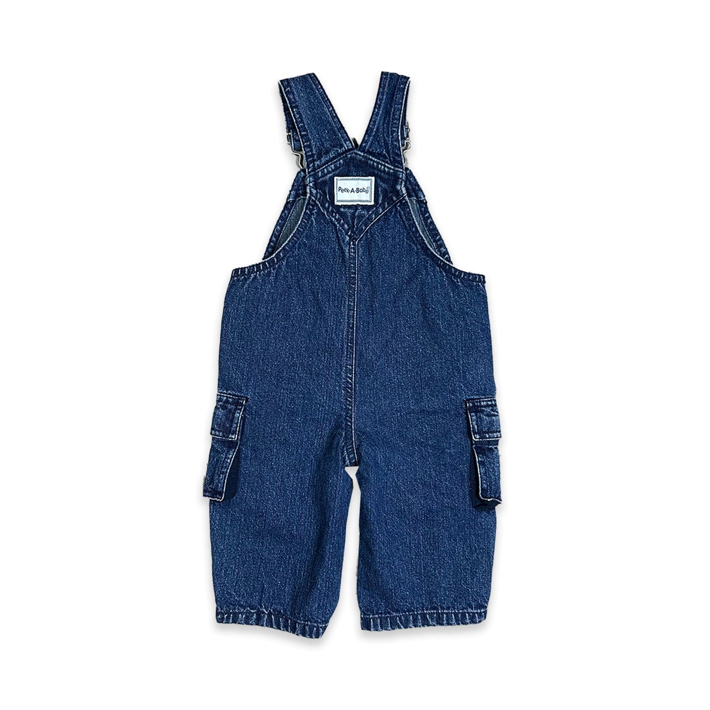 Utility Velcro Denim Dungarees 6 - 9 Months Dungarees New Arrivals Utility_Velcro_Denim_Dungarees_6 - 9_Months_268 - Secondly