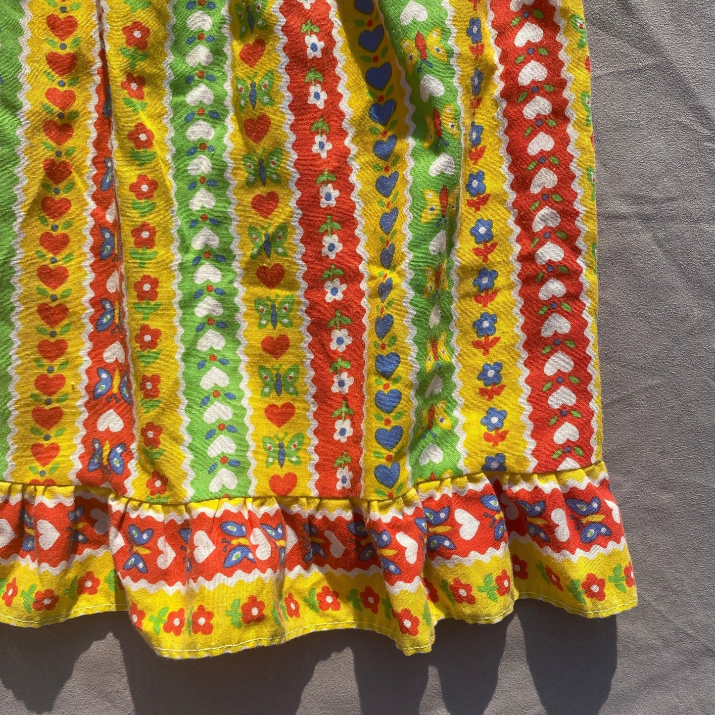 Vintage Floral Smocked Summer Top 3 - 4 Years Vintage_Floral_Smocked_Summer_Top_225 - Secondly