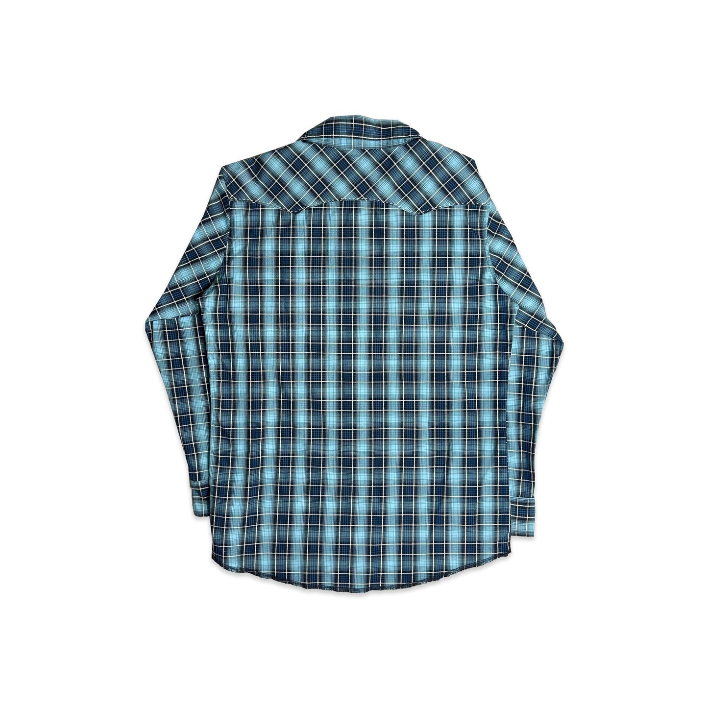 Wrangler Western Blue Check Shirt 13 - 14 Years Shirt Winter Wrangler_Western_Check_Shirt__13 - 14_Years_419 - Secondly