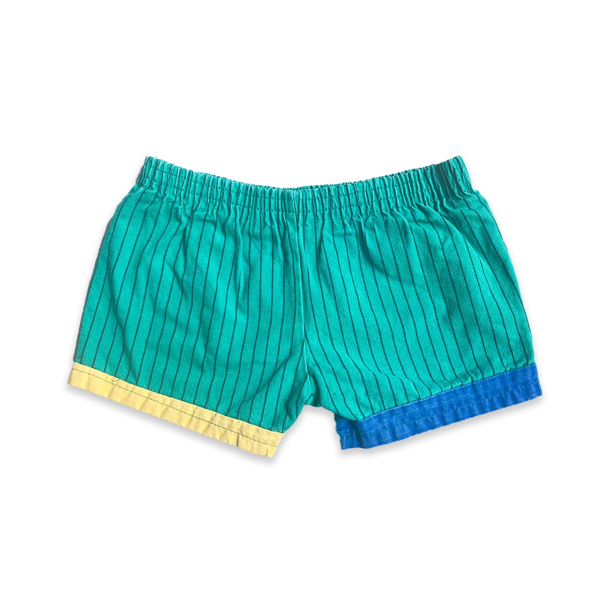 Retro 80s Striped Sports Shorts Vintage Toddler Shorts Secondly