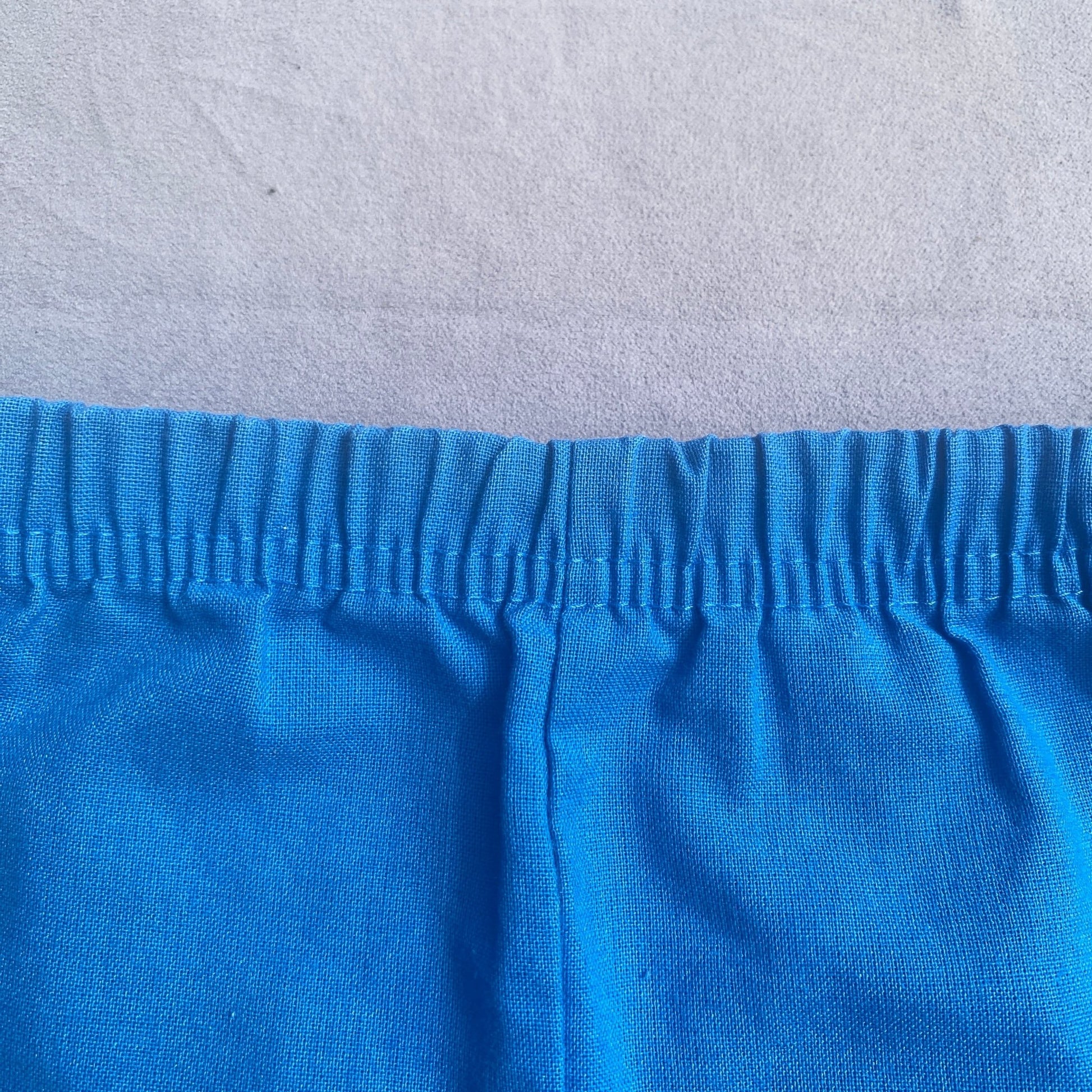 Blue Retro Sports Shorts