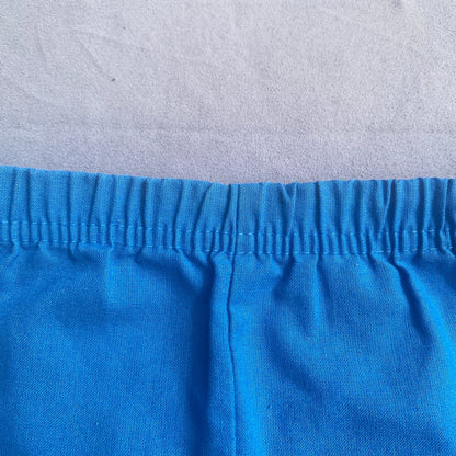 Blue Retro Sports Shorts