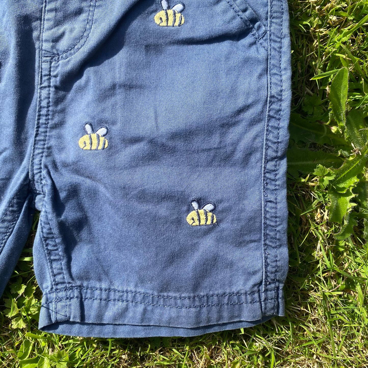 Bee Embroidered Trousers - Secondly