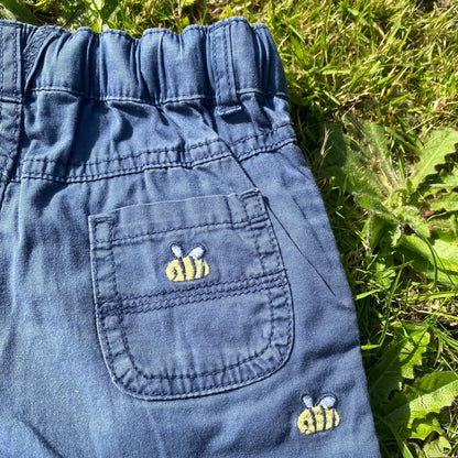 Bee Embroidered Trousers