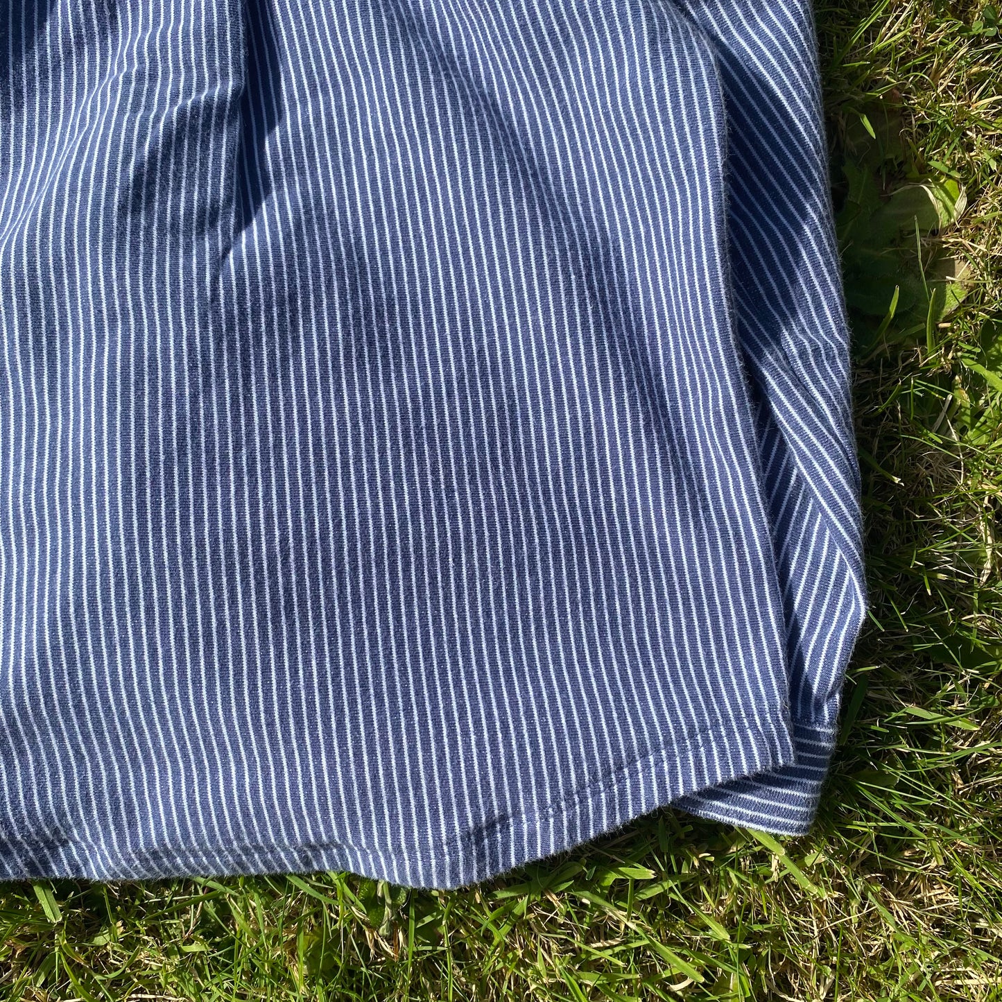 Pinstripe Overshirt Jacket - Secondly