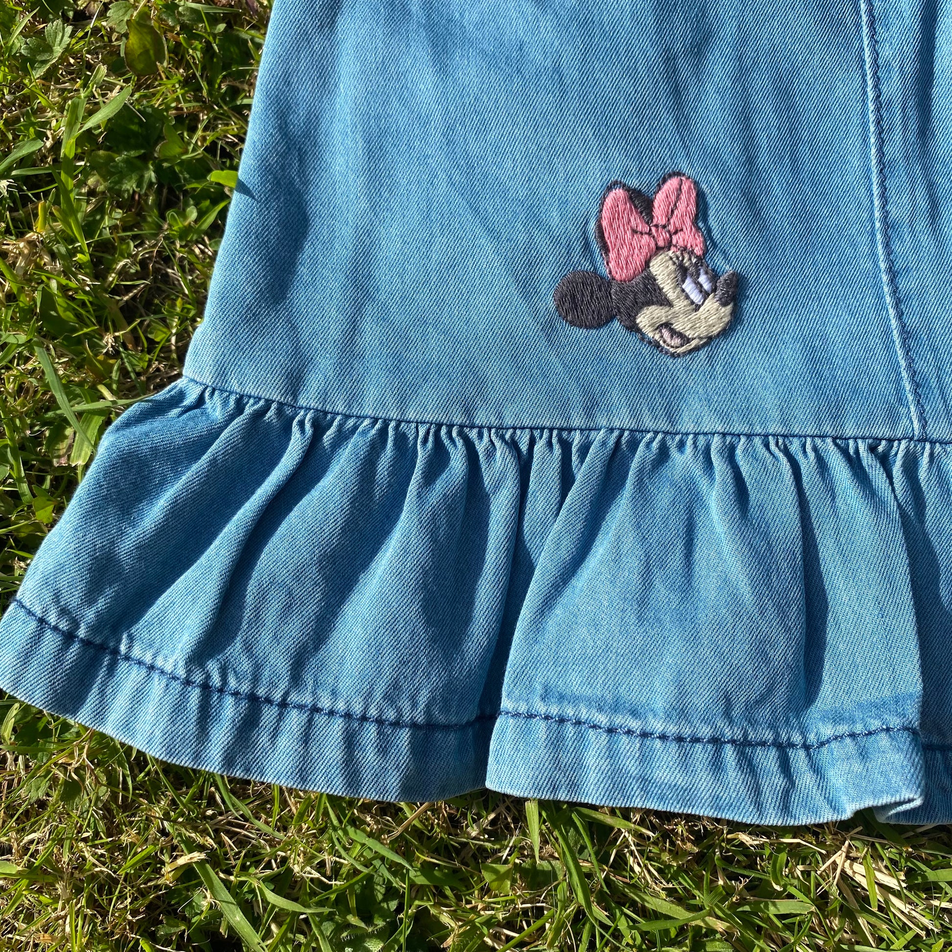 Disney Minnie Mouse Daffy Duck Dungaree Dress - Secondly