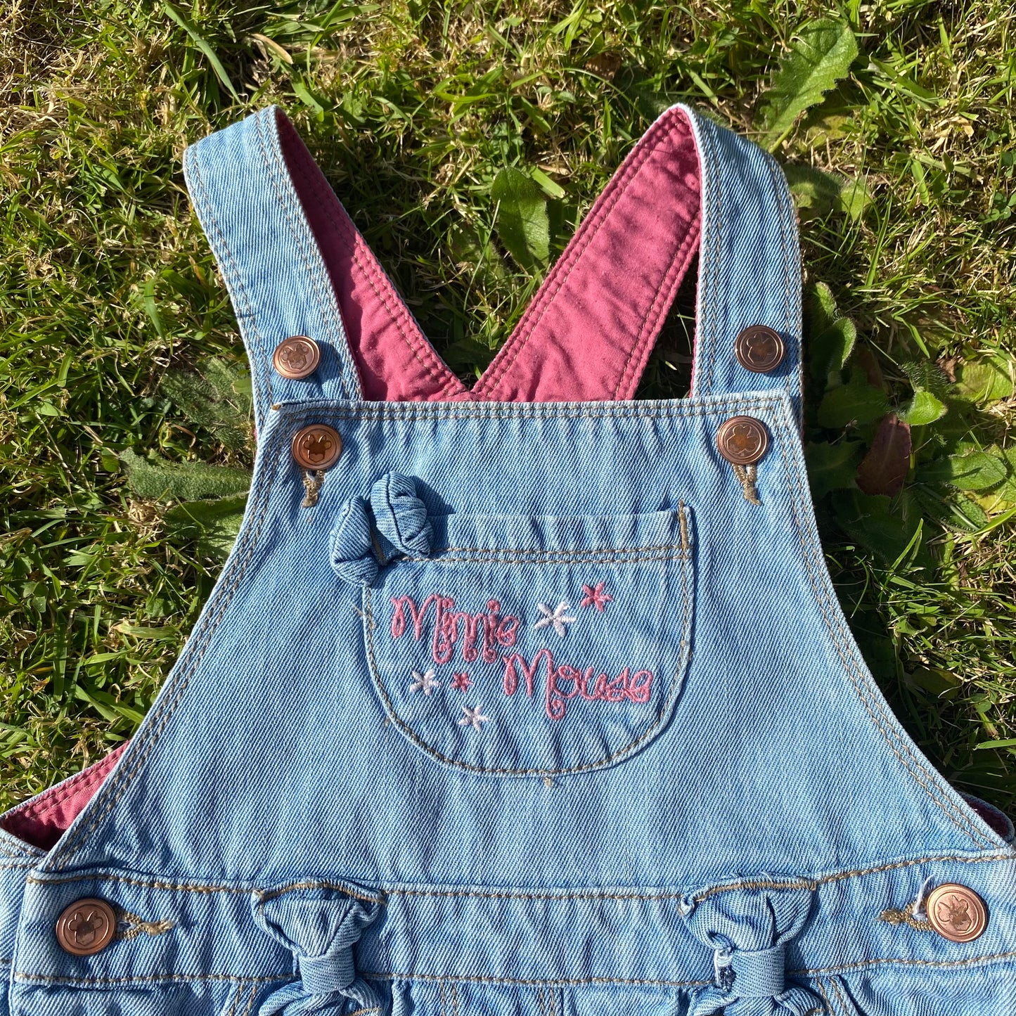 Mini Mouse Denim Dungaree Dress Denim Disney Mini_Mouse_Denim_Dungaree_Dress_46 - Secondly