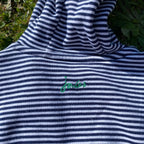 Sheep Embroidered Zip Up Hoodie - Secondly