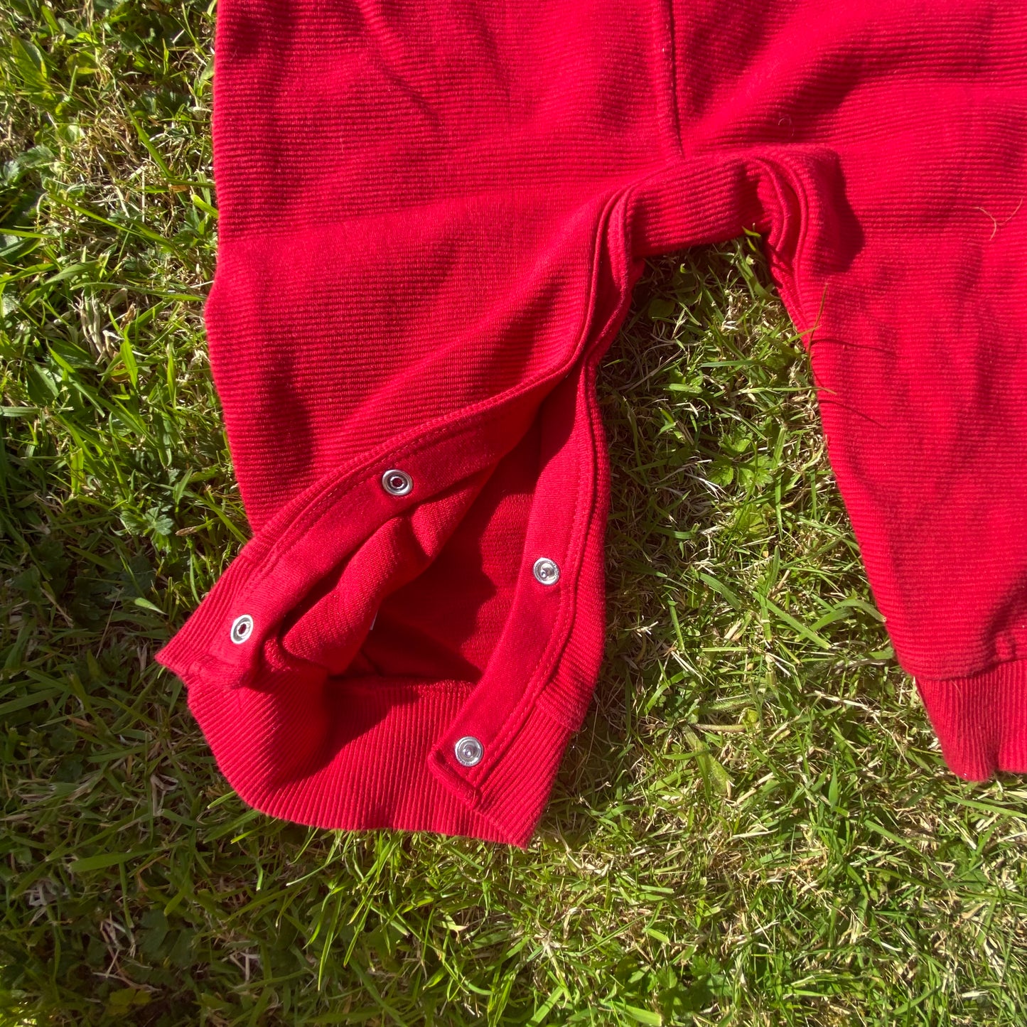 Knitted Red Dungarees Comfy Cuffed Knitted_Red_Dungarees_42 - Secondly