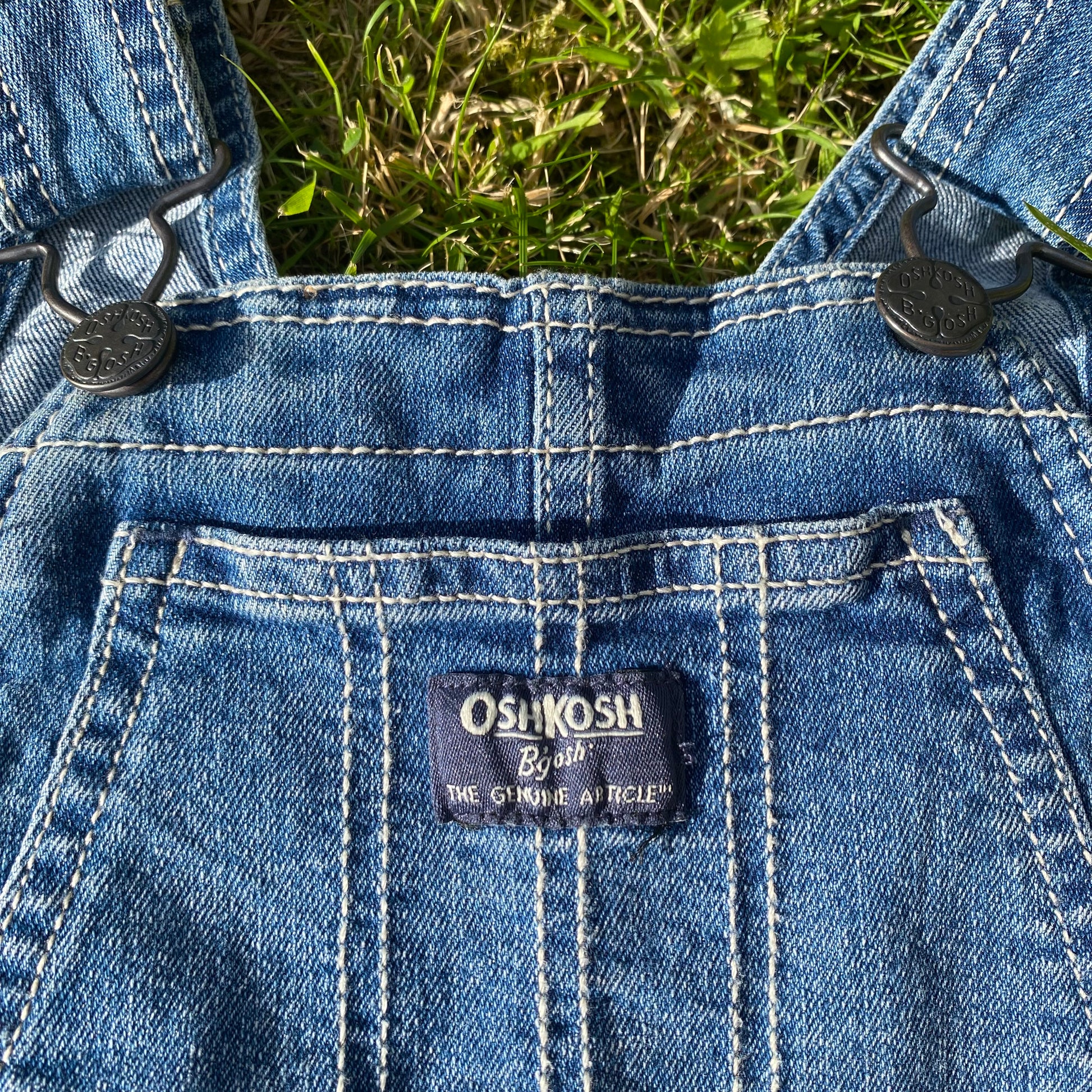 Oshkosh B'Gosh Denim Cargo Dungarees Casual Denim Oshkosh_B'Gosh_Denim_Cargo_Dungarees_109 - Secondly