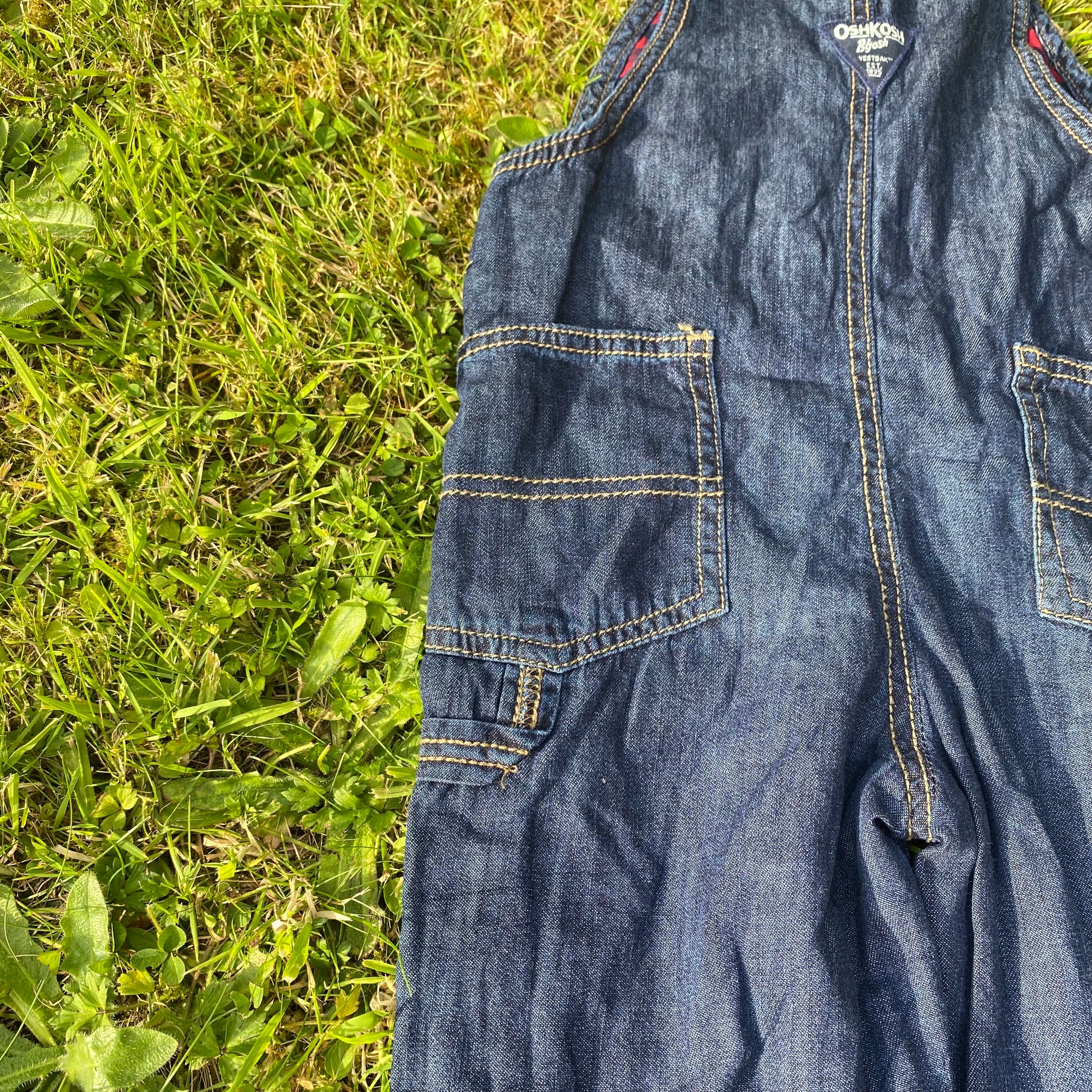 Oshkosh B'Gosh Dark Denim Dungarees Denim Dungarees Oshkosh_B'Gosh_Dark_Denim_Dungarees_103 - Secondly