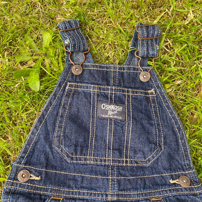 Oshkosh B'Gosh Dark Denim Romper Dungarees Denim Dungarees Oshkosh_B'Gosh_Dark_Denim_Romper_Dungarees_97 - Secondly