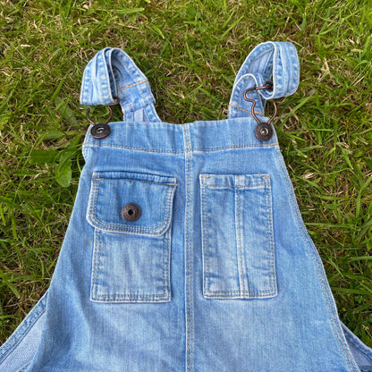 Oshkosh B'Gosh Lightwash Denim Straight Leg Dungarees Denim Dungarees - Secondly