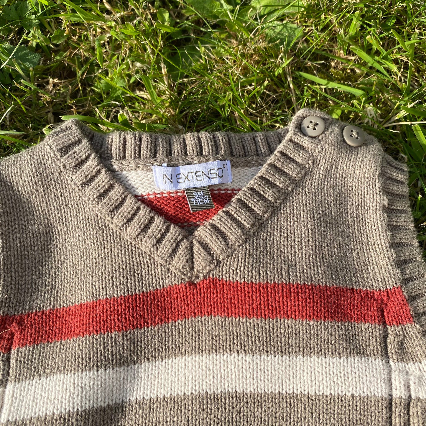 Stripe Knitted Vest Jumper - Secondly