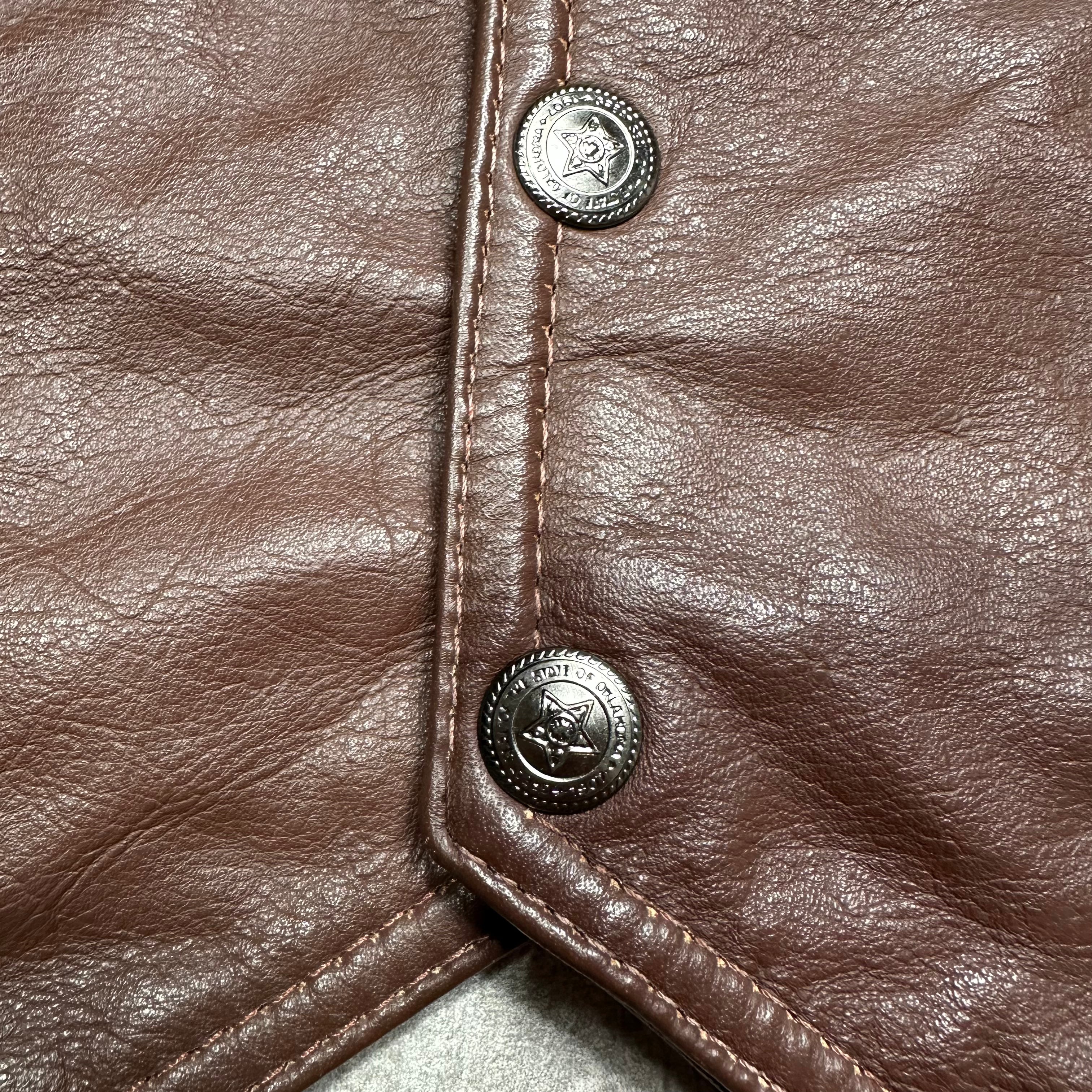Leather Western Cowboy Vest 5-6 Years