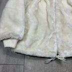 Pleated Faux Fur Coat 7-8 Years