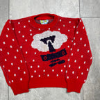 Intarsia Red Knitted Jumper 4-5 Years