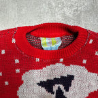 Intarsia Red Knitted Jumper 4-5 Years