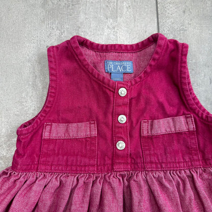 Denim Dungaree Style Dress 18-24 Months