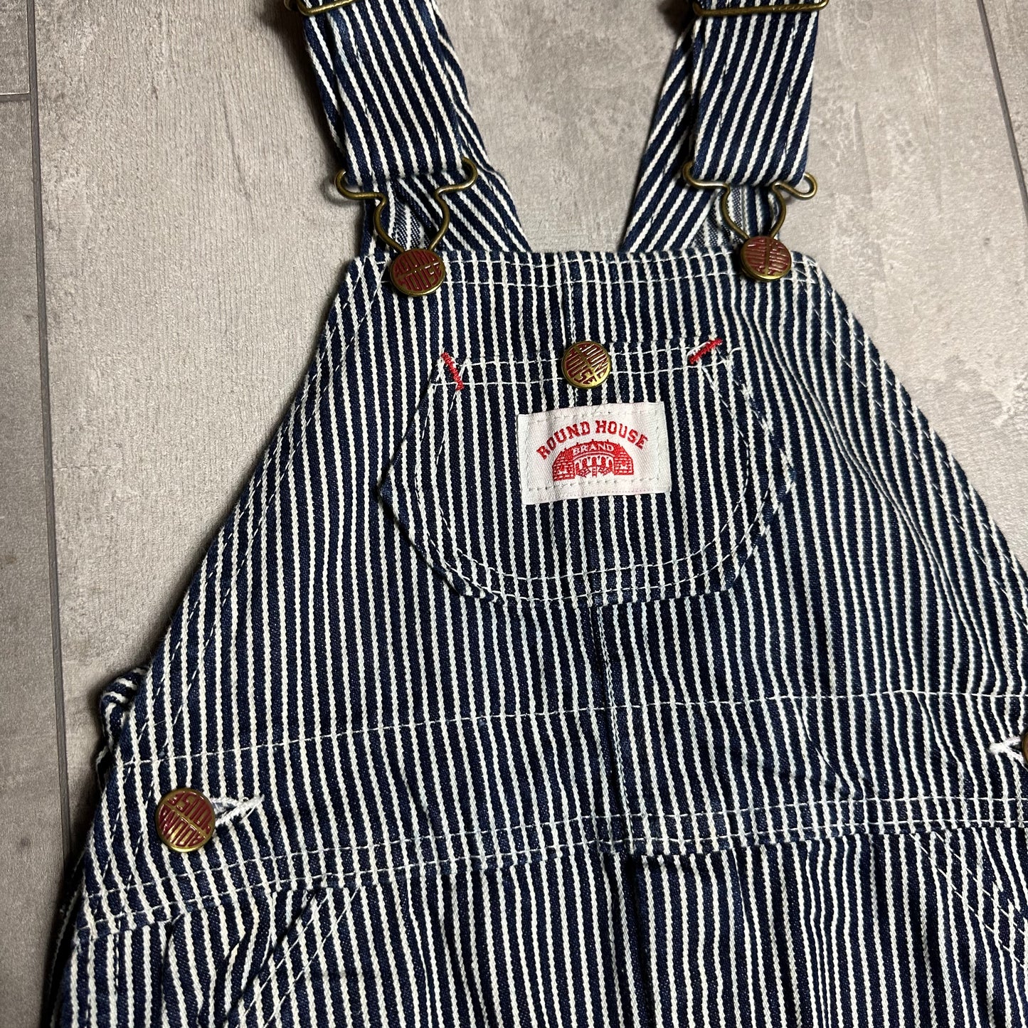 RARE Round House Hickory Dungarees 4-5 Years