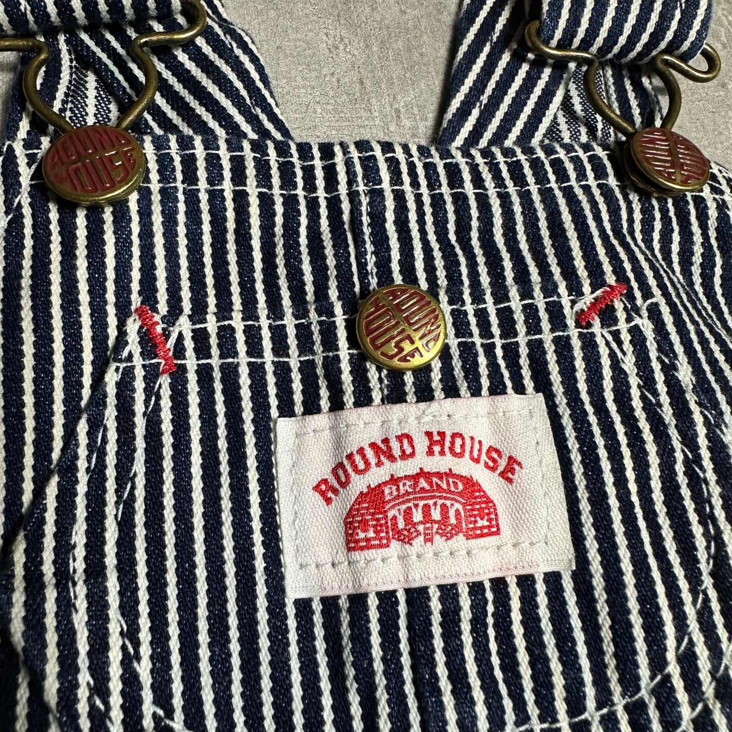 RARE Round House Hickory Dungarees 4-5 Years