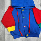 80s Colour Block Hoodie 6-9 Months