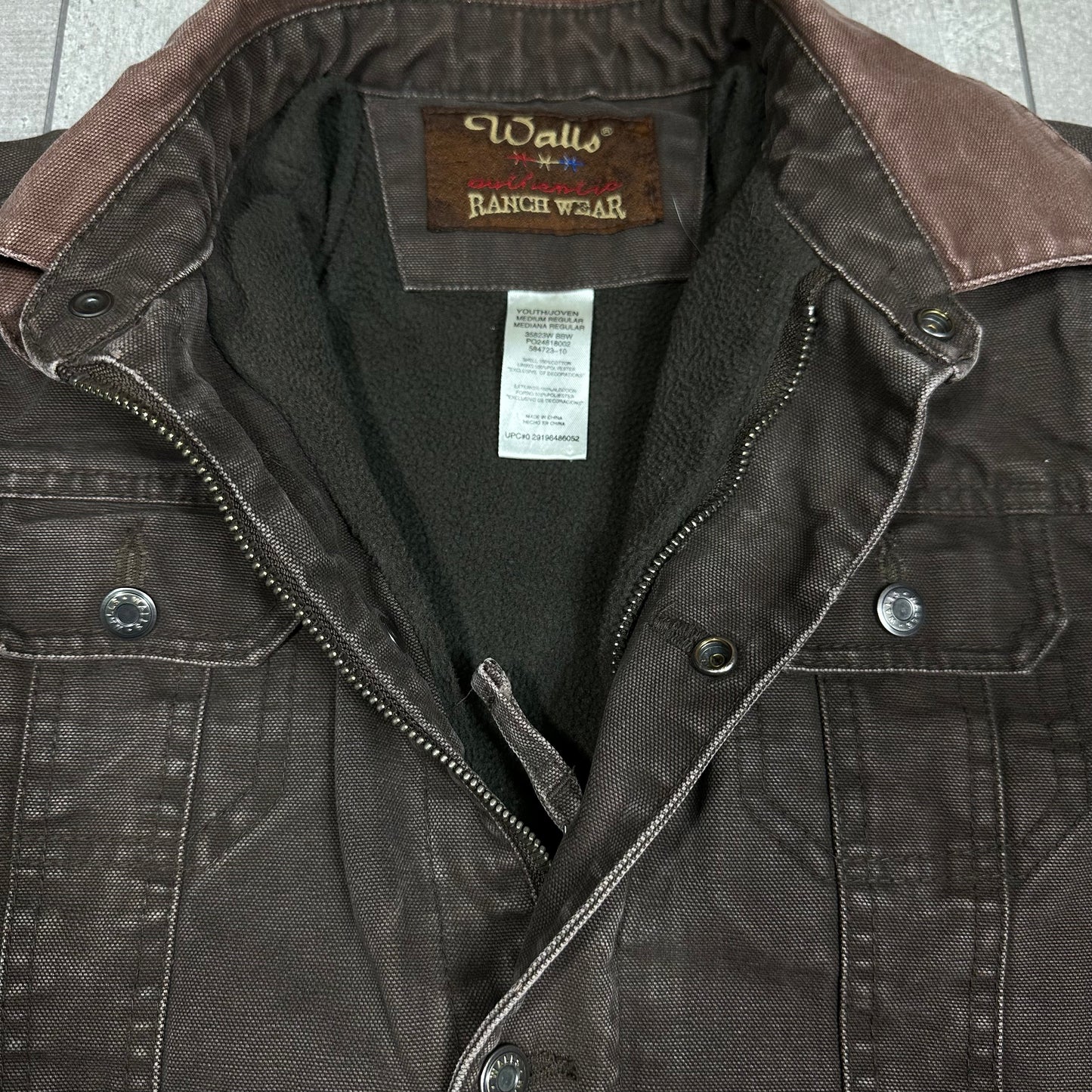 Western Style Trucker Jacket 11-12 Years