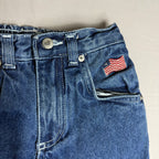 American Flag Embroidered Jeans 2-3 Years