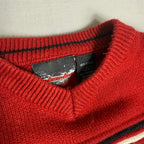 Ribbed Stripe Vneck Jumper 5-6 Years