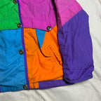 80s Colour Block Shell Jacket 12-13 Years