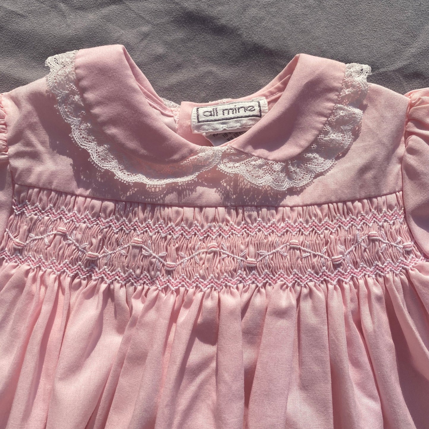 Smocked Prairie Baby Dress