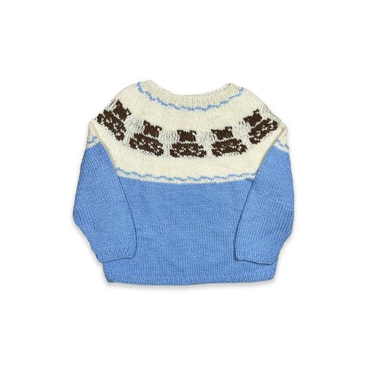 Bear Striped Intarsia Knit 18 - 24 Months Knitted New Arrivals Bear_Striped_Intarsia_Knit_18 - 24_Months_305 - Secondly