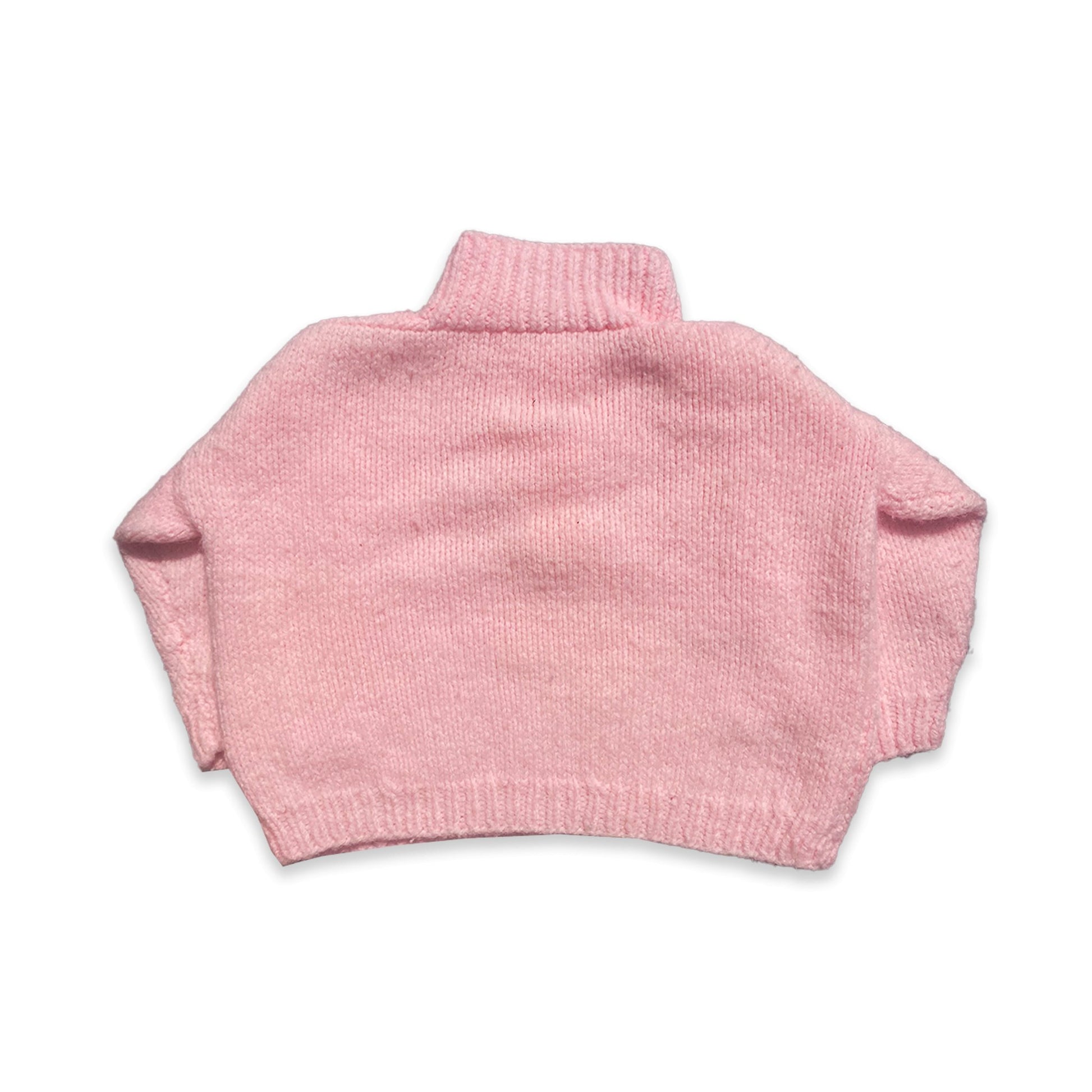 Pink Cable Knit Jumper