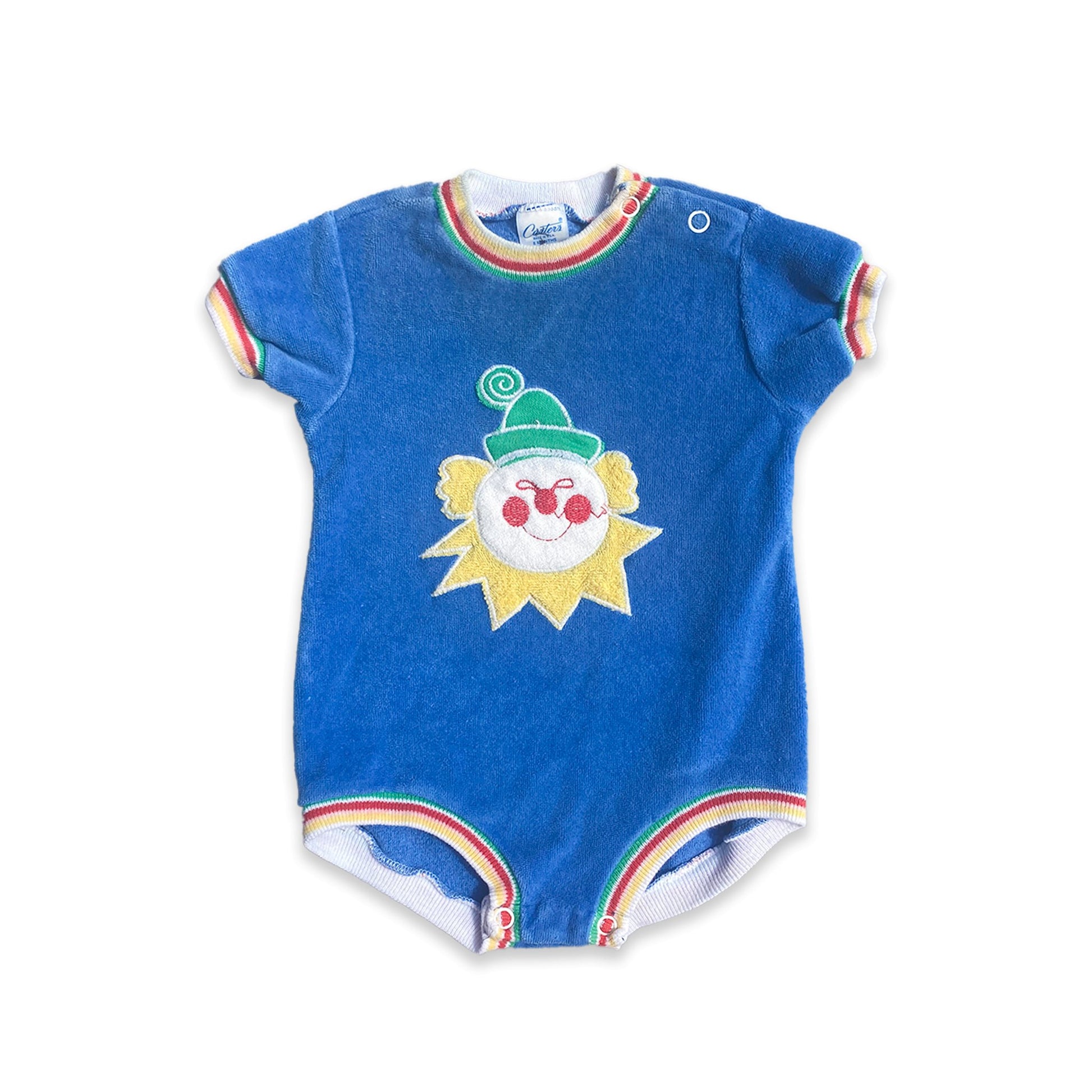 Clown Embroidered Babygrow