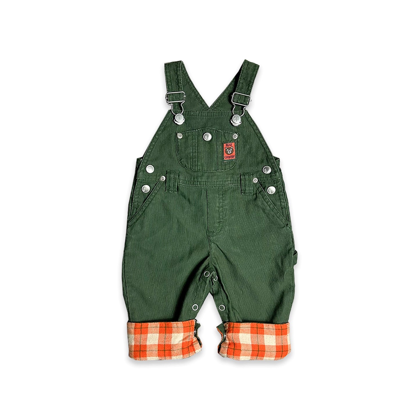 Corduroy Bear Embroidered Dungarees 0 - 3 Months Denim Dungarees Corduroy_Bear_Embroidered_Dungarees_0 - 3_Months_274 - Secondly