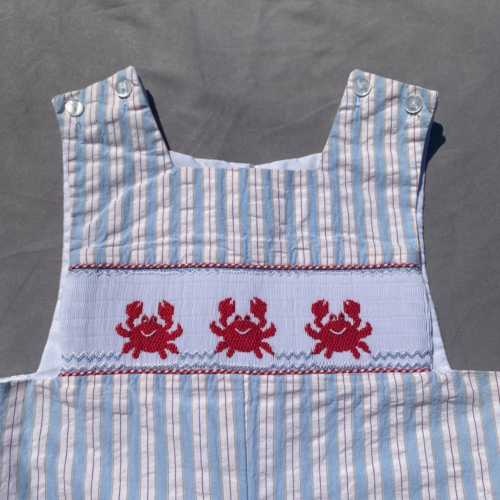 Crab Embroidered All-in-One