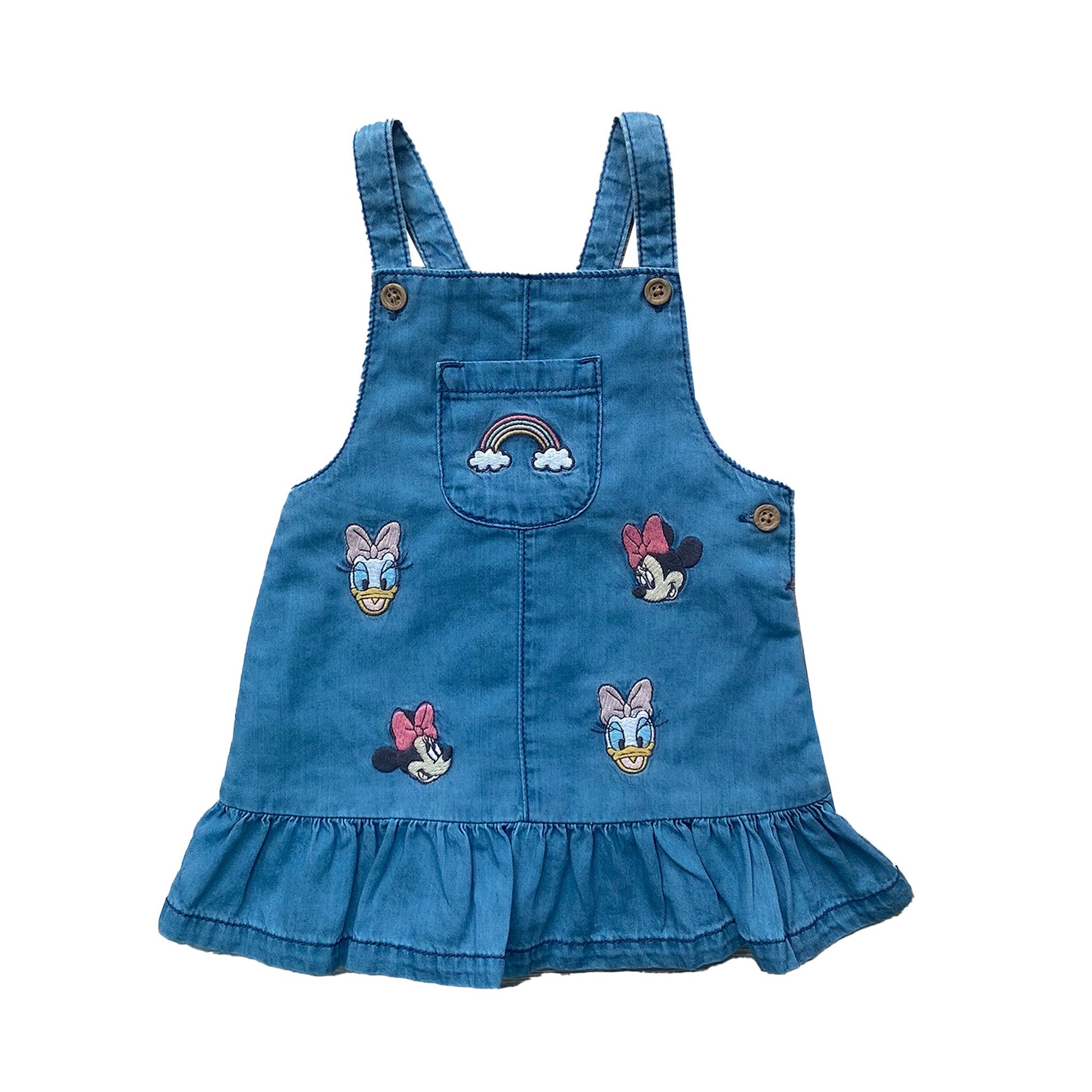 Disney Minnie Mouse Daffy Duck Dungaree Dress - Secondly