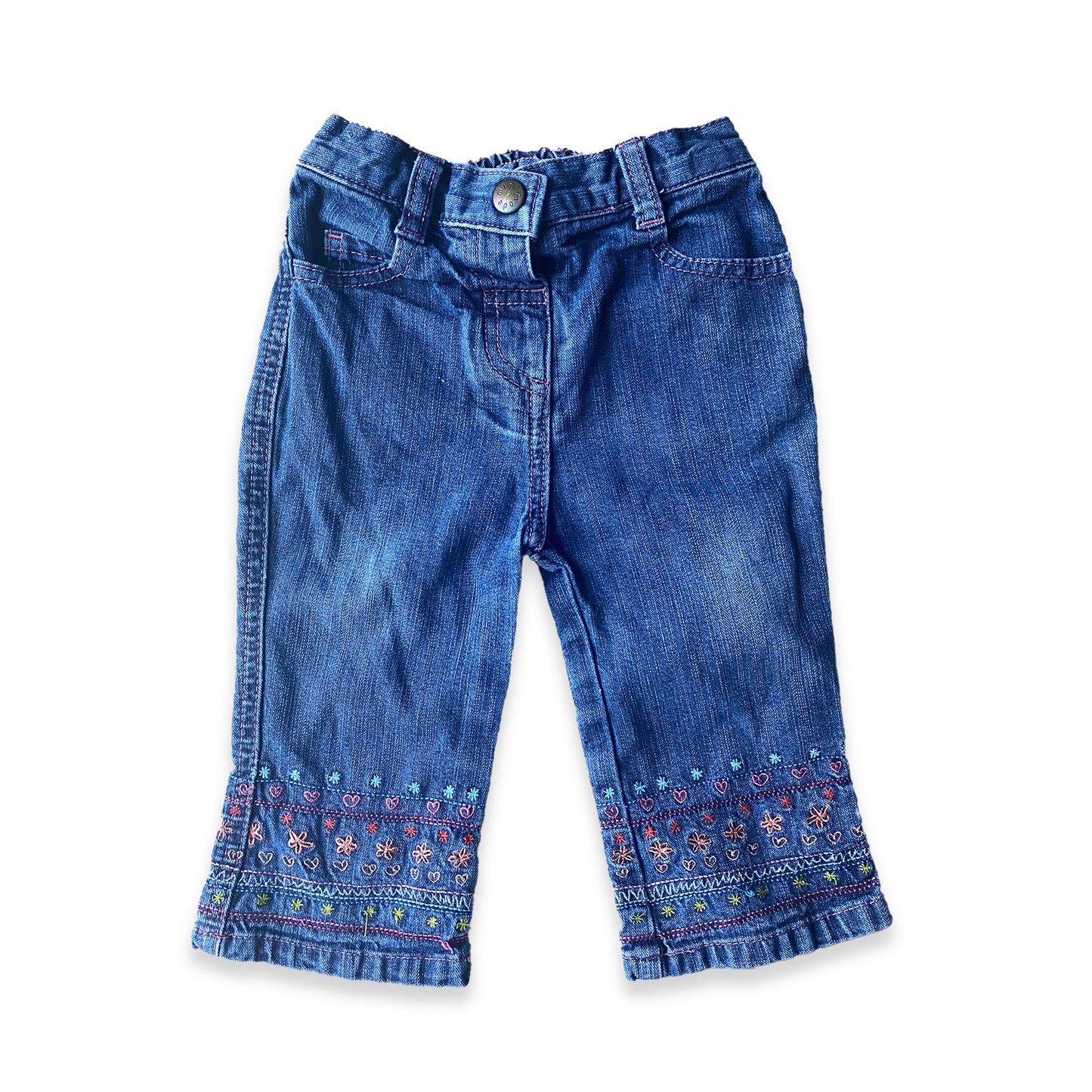 Embroidered Denim Jeans Casual Denim Summer - Secondly