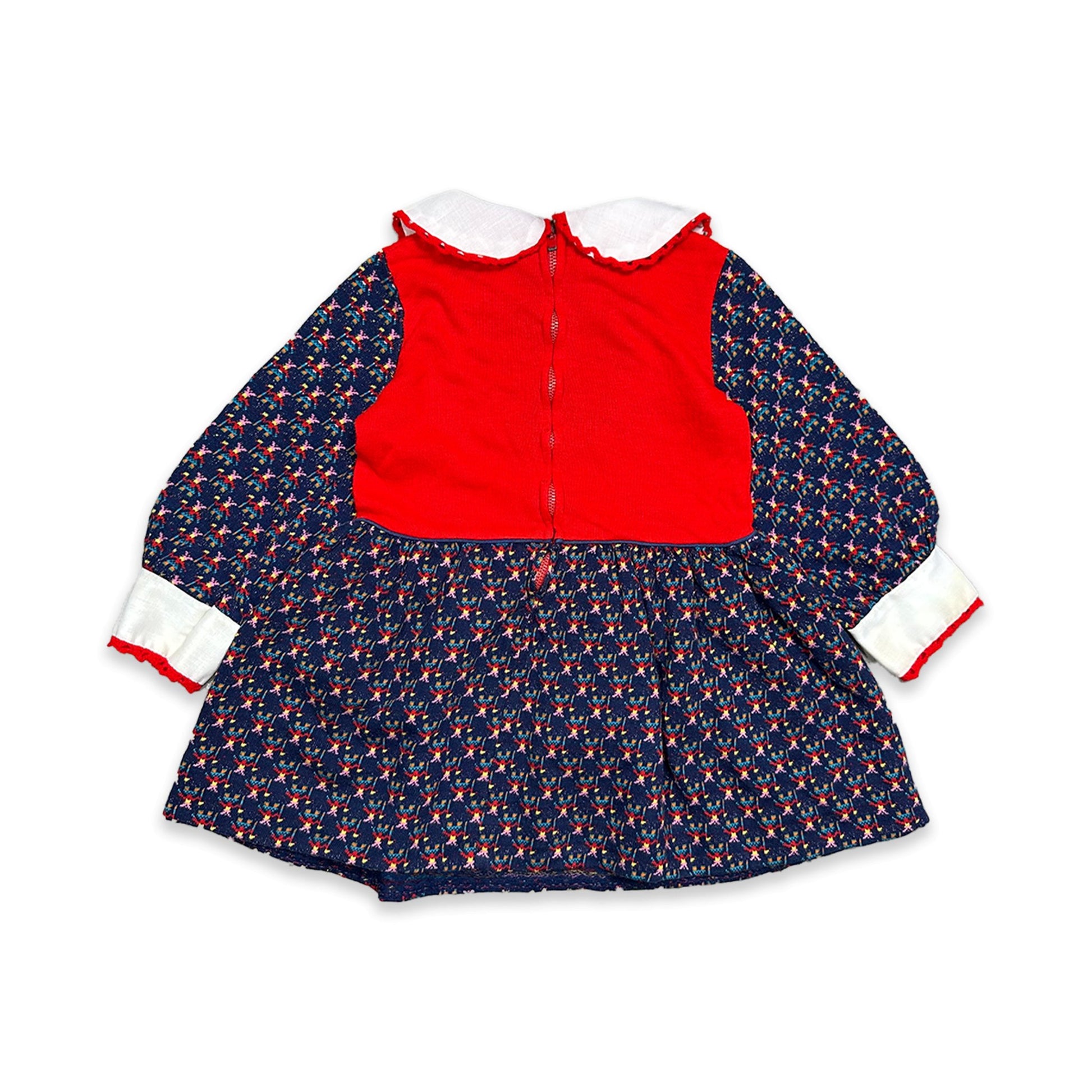 Embroidered Jersey Collared Dress 2 - 3 Years Dress Formal Embroidered_Jersey_Collared_Dress_2 - 3_Years_288 - Secondly